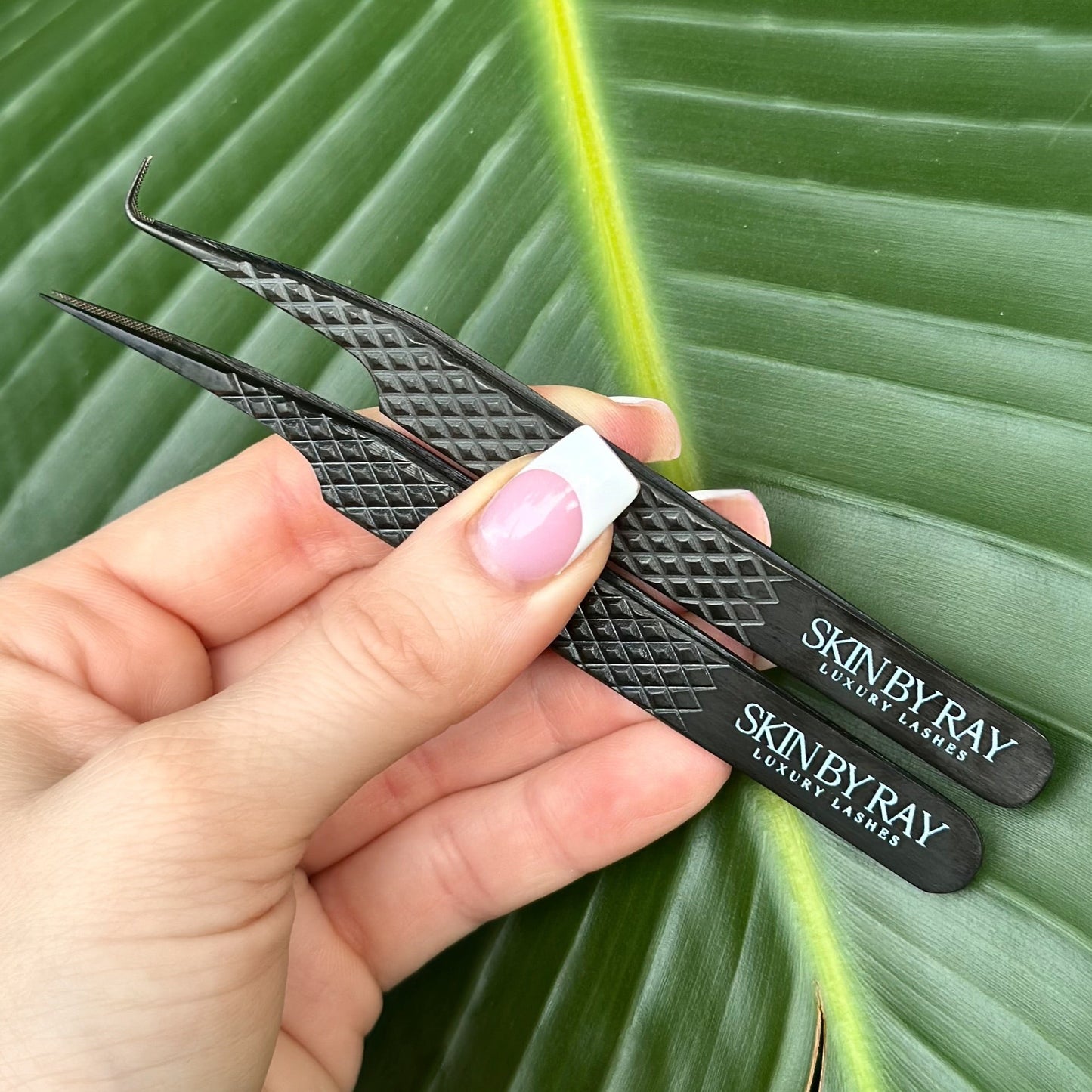 SKIN BY RAY "COMBO" FIBER TWEEZERS