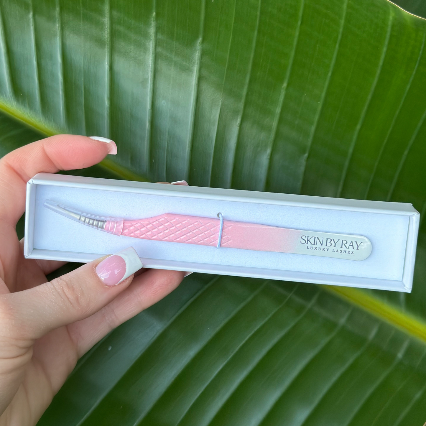 SKIN BY RAY CURVED "ISOLATION" TWEEZERS